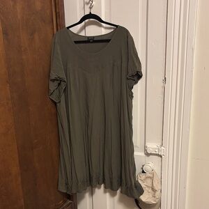 Torrid Olive Green Midi Dress